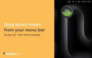 Liquid Timer screenshot showing the app interface