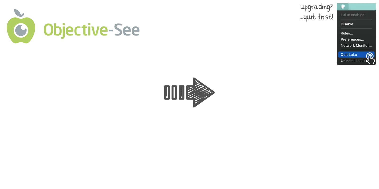 LuLu screenshot showing the app interface