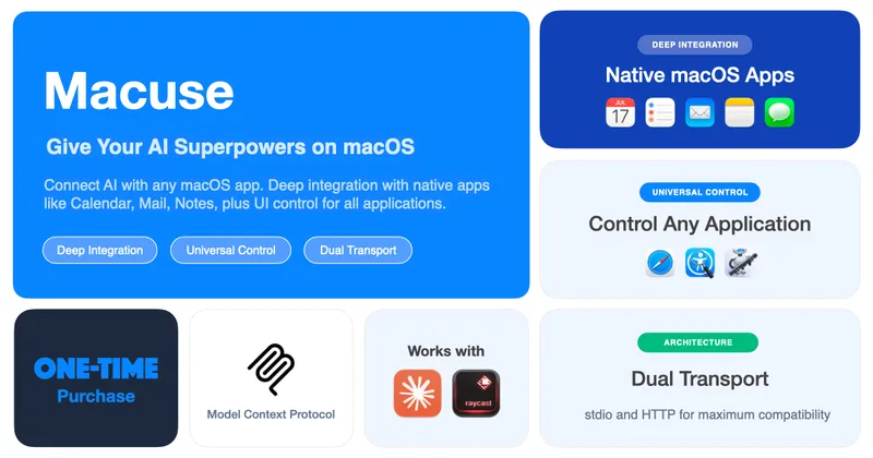 Macuse menubar app preview