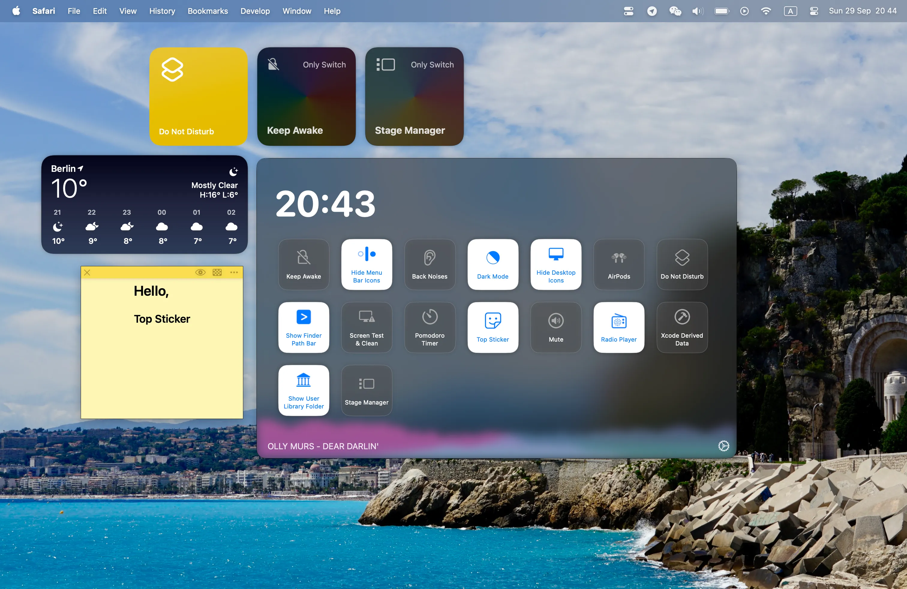 OnlySwitch screenshot showing the app interface