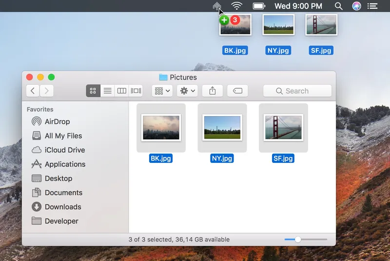 Soduto menubar app preview