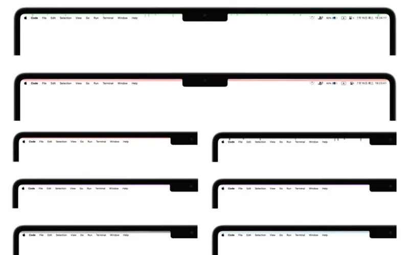 HaloStrip menubar app preview