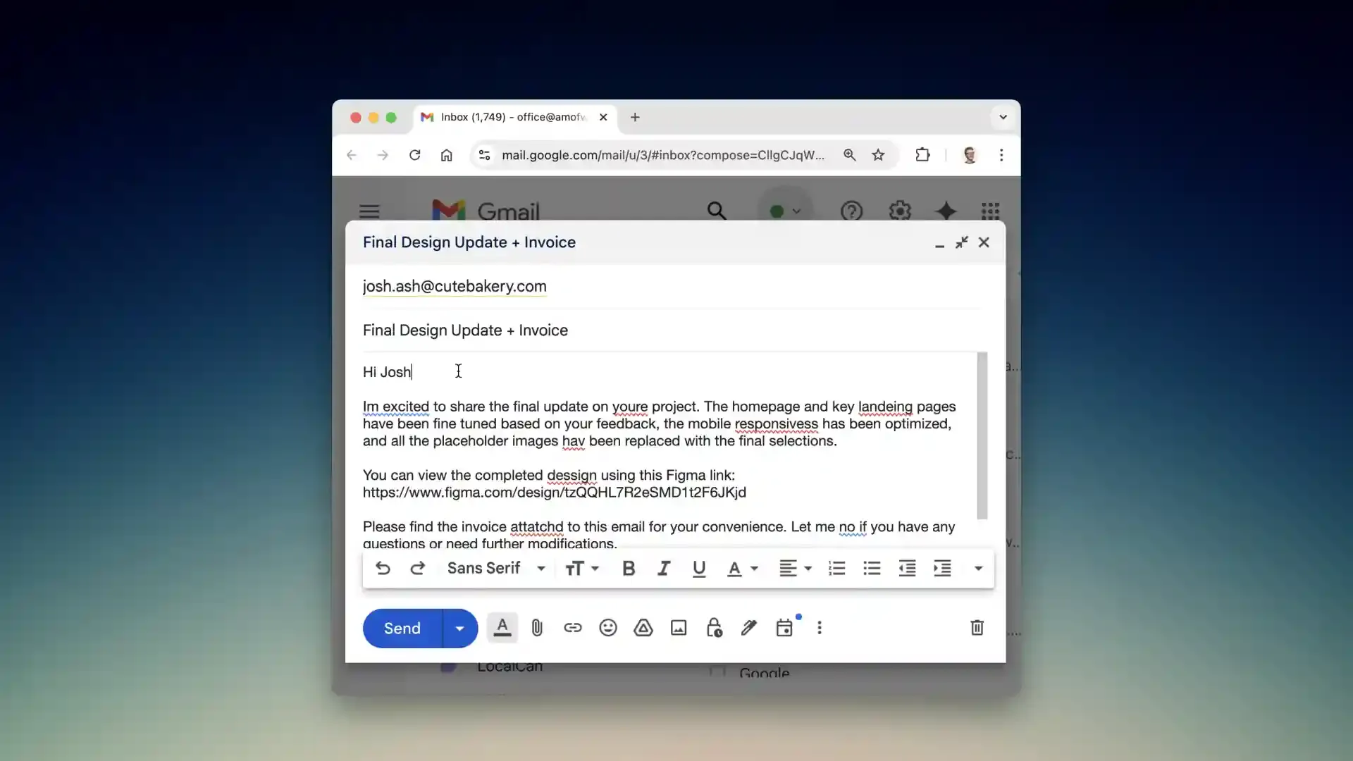 Kerlig screenshot showing the app interface