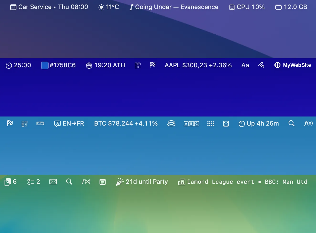 Barista screenshot showing the app interface