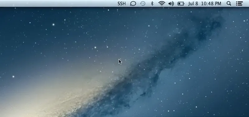Shuttle menubar app preview
