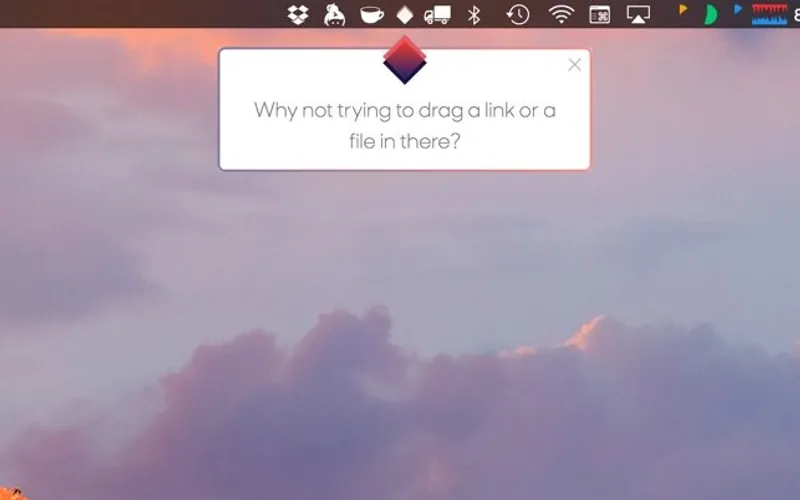 Fenêtre menubar app preview