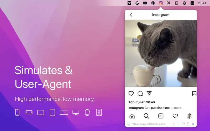 MenubarX menubar app preview