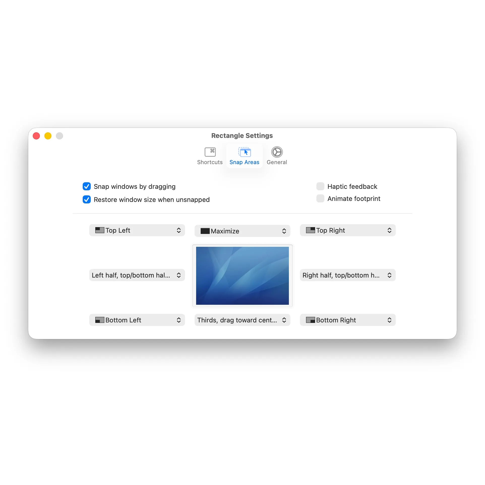 Rectangle screenshot showing the app interface