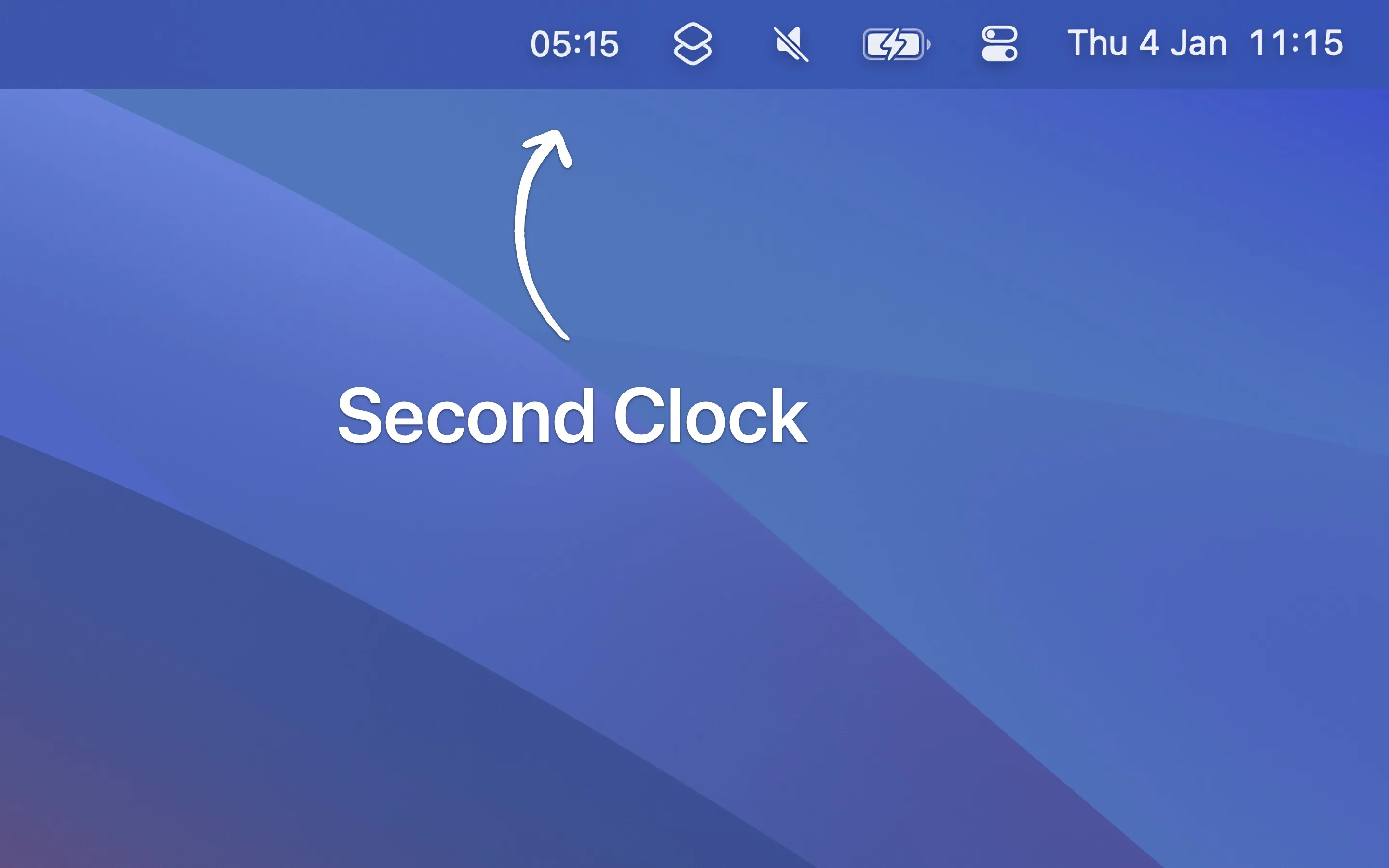 Second Clock screenshot showing the app interface