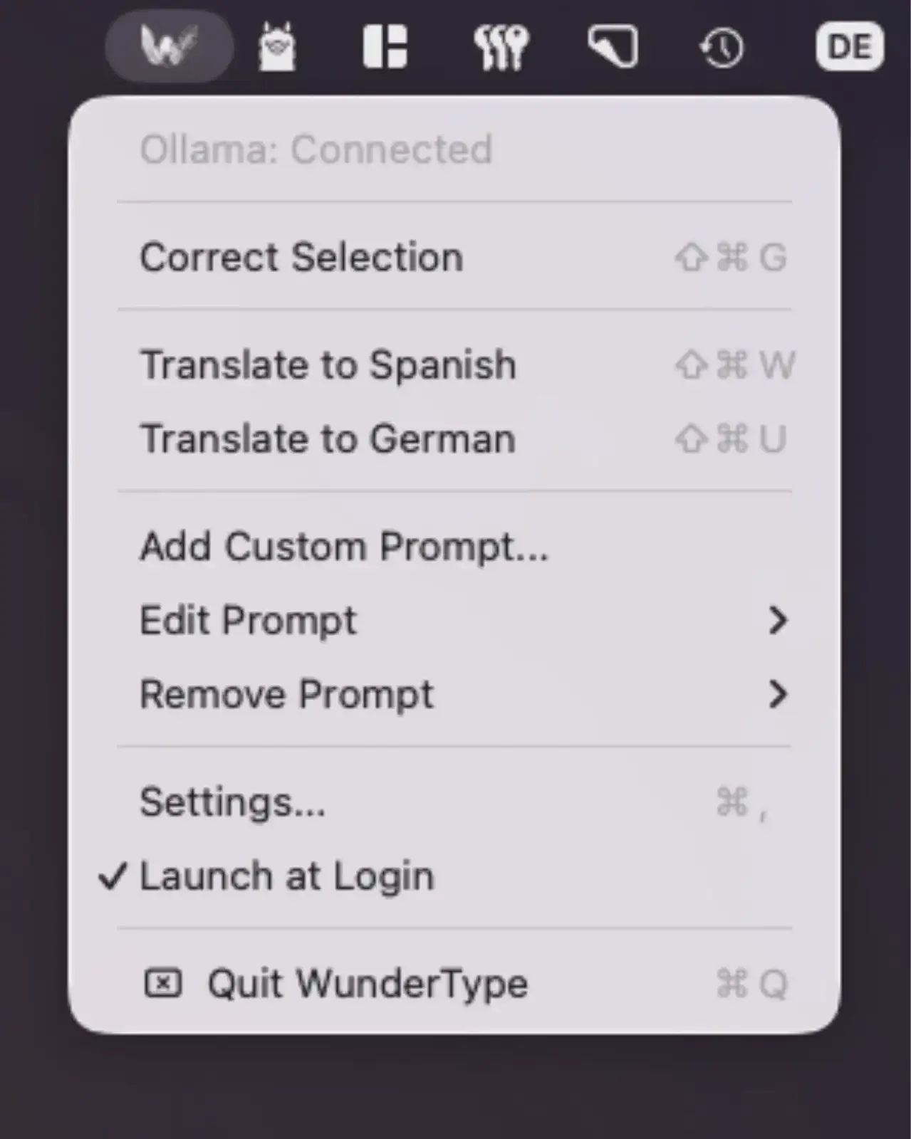 WunderType app icon