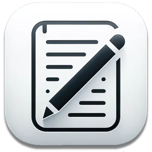 Notepad Menu Edition app icon